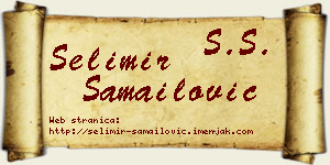Selimir Samailović vizit kartica